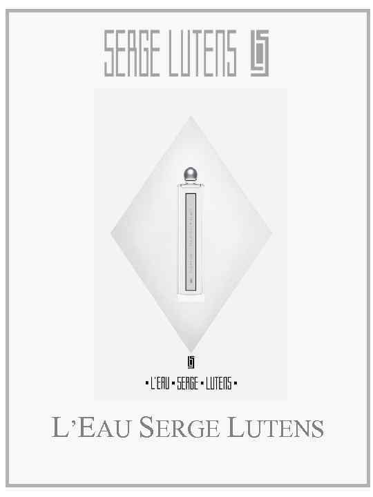 L’EAU SERGE LUTENS 