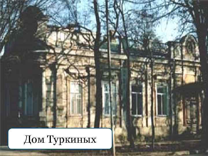 Дом Туркиных 