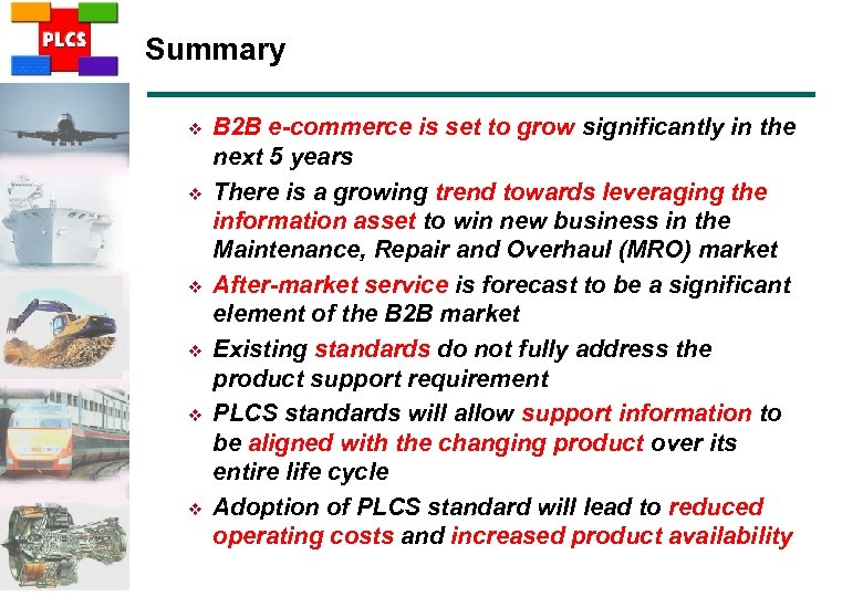 Summary v v v B 2 B e-commerce is set to grow significantly in