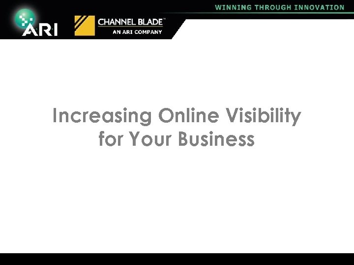 Increasing Online Visibility for Your Business 