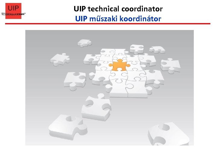 UIP technical coordinator UIP műszaki koordinátor 