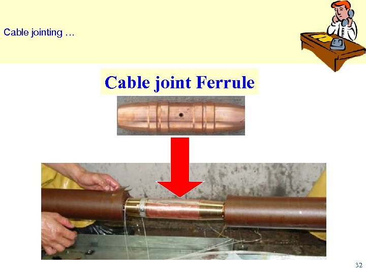 Cable jointing … Cable joint Ferrule 32 