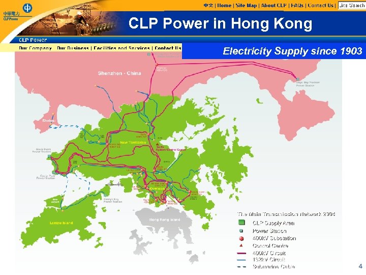 CLP Power in Hong Kong Electricity Supply since 1903 4 