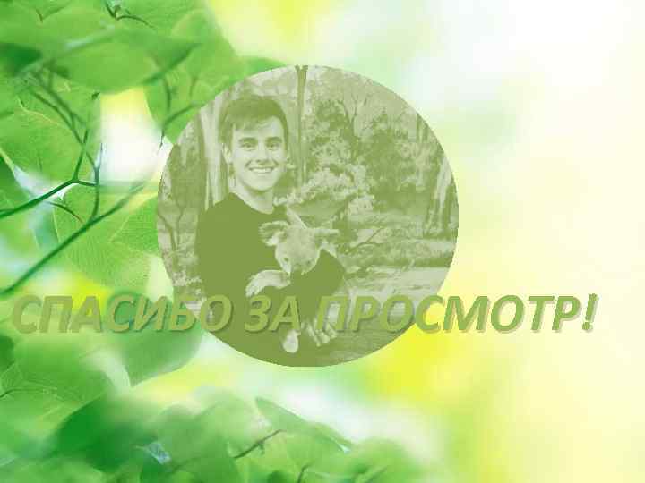 СПАСИБО ЗА ПРОСМОТР! 