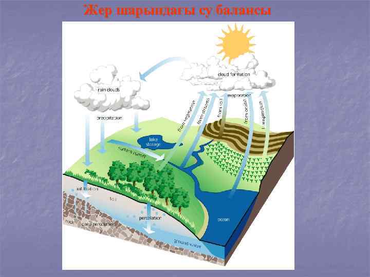 Жер шарындағы су балансы 