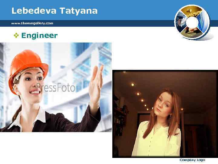 Lebedeva Tatyana www. thmemgallery. com v Engineer Company Logo 