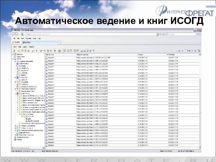 Автоматическое ведение и книг ИСОГД 