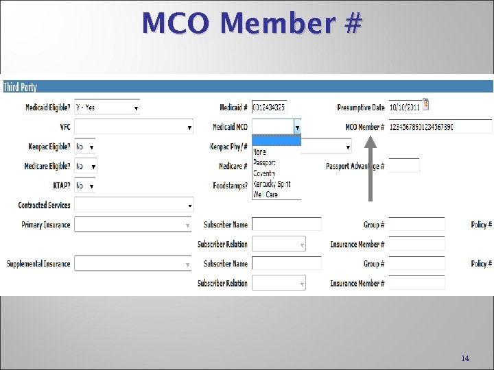 MCO Member # 14 