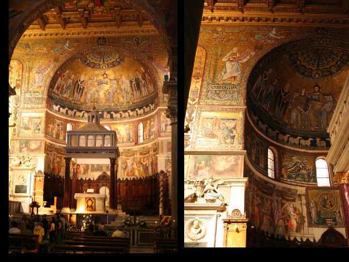 Санта Мария ин Трастевере Мозаики апсиды 