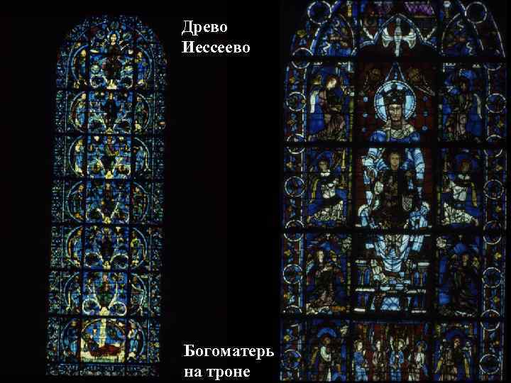 Древо Иессеево Богоматерь на троне 