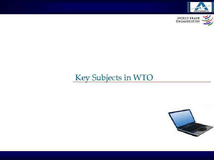 Key Subjects in WTO 11 