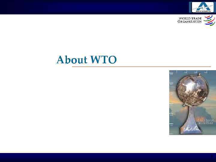 About WTO 3 