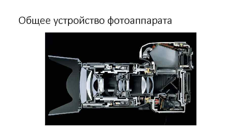 Общее устройство фотоаппарата 