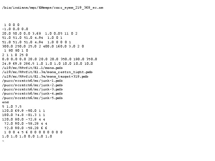 /bio/indiana/mgr/EMmaps/corr_symm_219_368_sc. em 1 0 0 0 -1. 0 0. 0 20. 0 50. 0