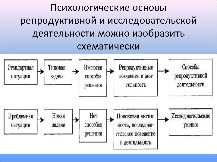 Схема исследовательской деятельности