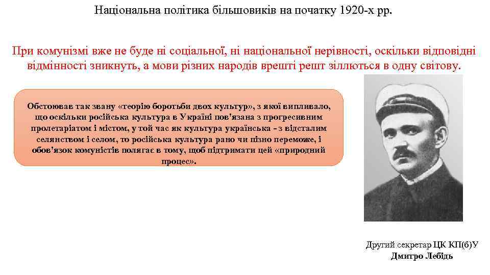 Національна політика більшовиків на початку 1920 -х рр. При комунізмі вже не буде ні