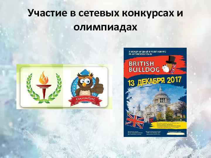 Участие в сетевых конкурсах и олимпиадах 