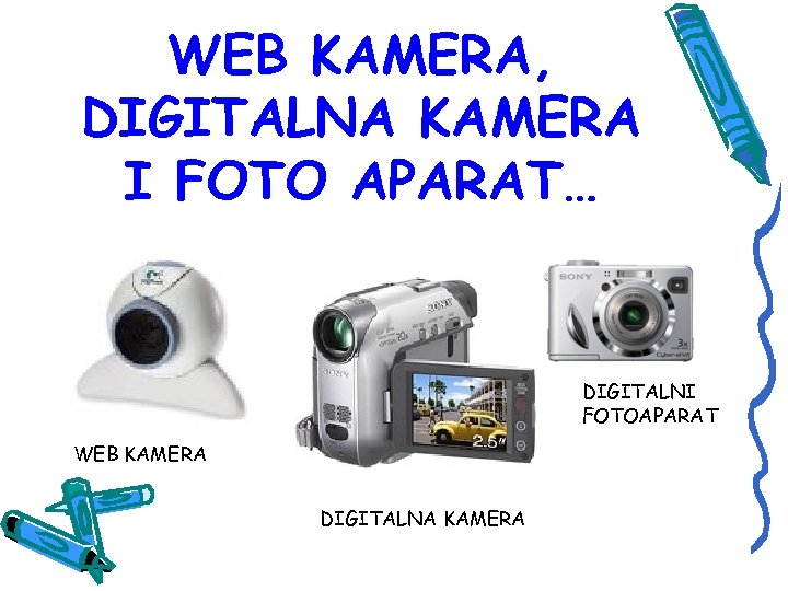 WEB KAMERA, DIGITALNA KAMERA I FOTO APARAT… DIGITALNI FOTOAPARAT WEB KAMERA DIGITALNA KAMERA 
