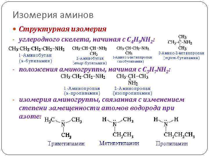 Тип изомерии структурная. C4h11n изомеры структурные формулы. Структурная изомерия c4h11n. Алифатические Амины изомерия. Изомерия алифатических Аминов.