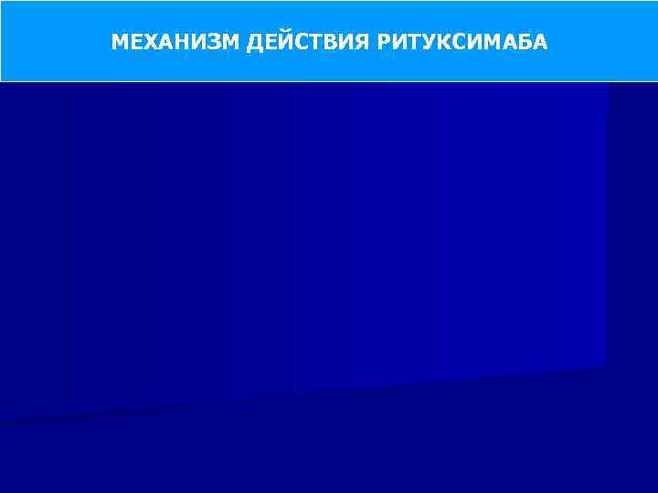 МЕХАНИЗМ ДЕЙСТВИЯ РИТУКСИМАБА 