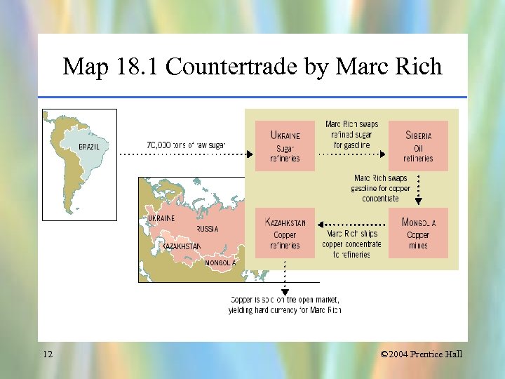 Map 18. 1 Countertrade by Marc Rich 12 © 2004 Prentice Hall 