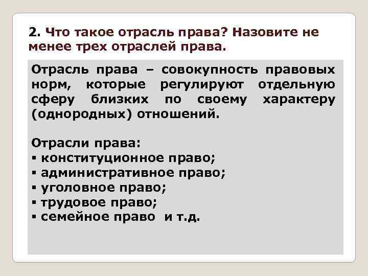 Что такое отрасль. Отрасли права. Назовите не менее трёх отраслей права. Что такое отрасль права назовите не менее трех отраслей права. Отрасль.