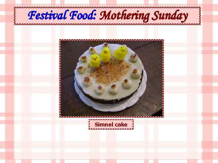 Festival Food: Mothering Sunday Simnel cake 