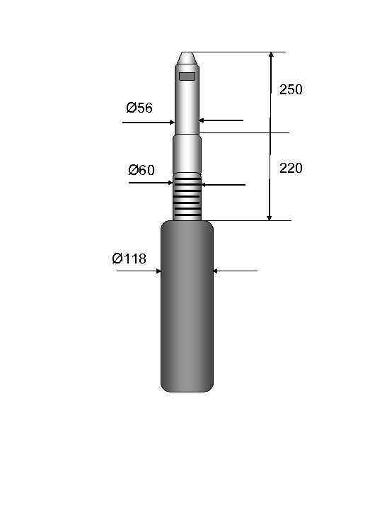 250 Ø 56 Ø 60 Ø 118 220 
