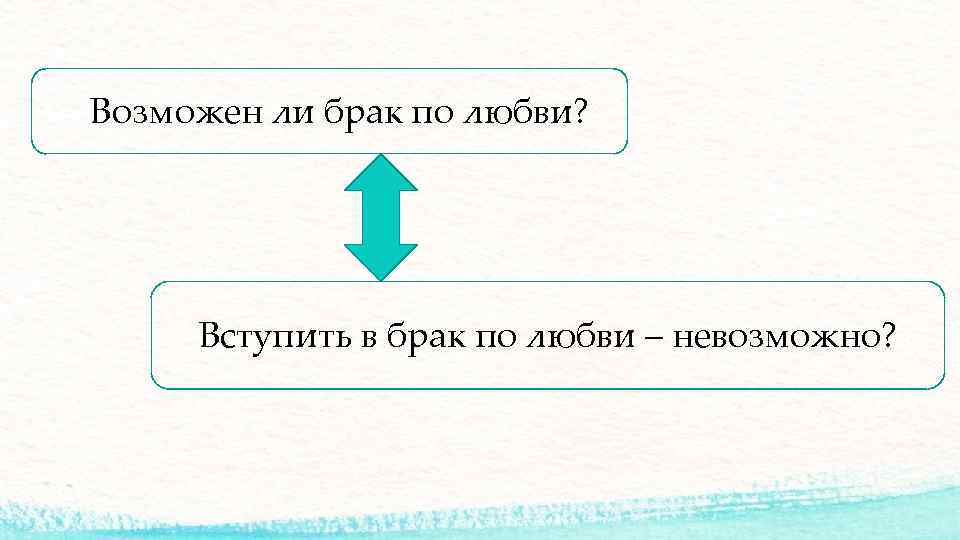 Возможен ли брак по любви? Вступить в брак по любви – невозможно? 