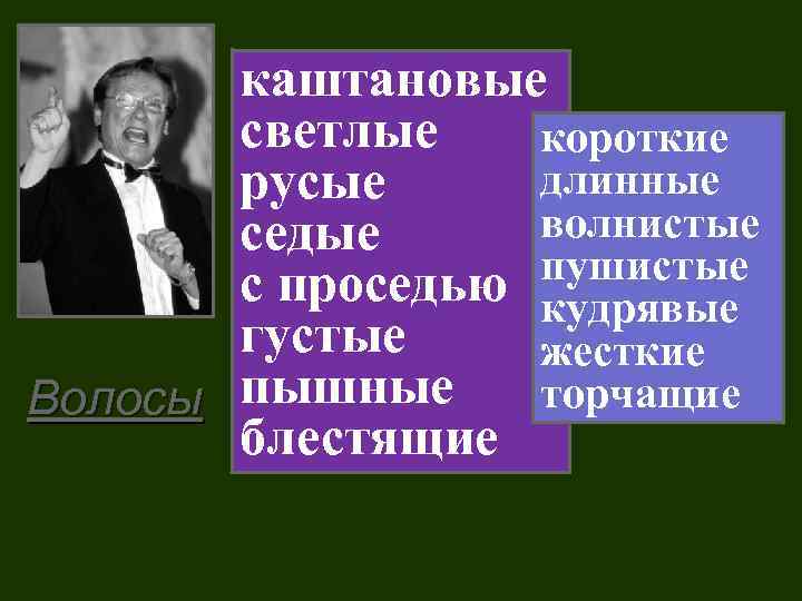 каштановые светлые короткие длинные русые волнистые седые пушистые с проседью кудрявые густые жесткие торчащие