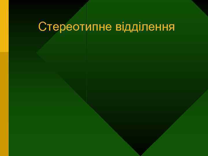 Стереотипне відділення 