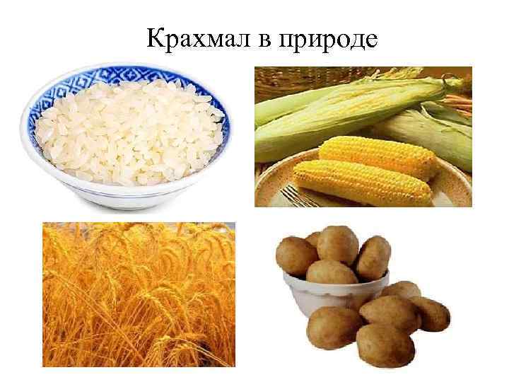 Крахмал в природе 