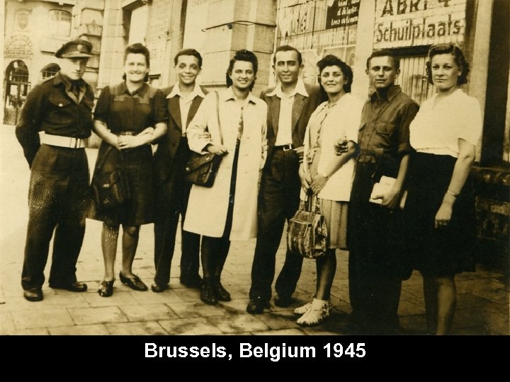 Brussels, Belgium 1945 
