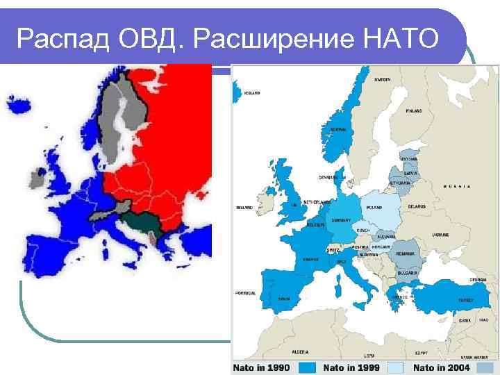 Распад ОВД. Расширение НАТО 