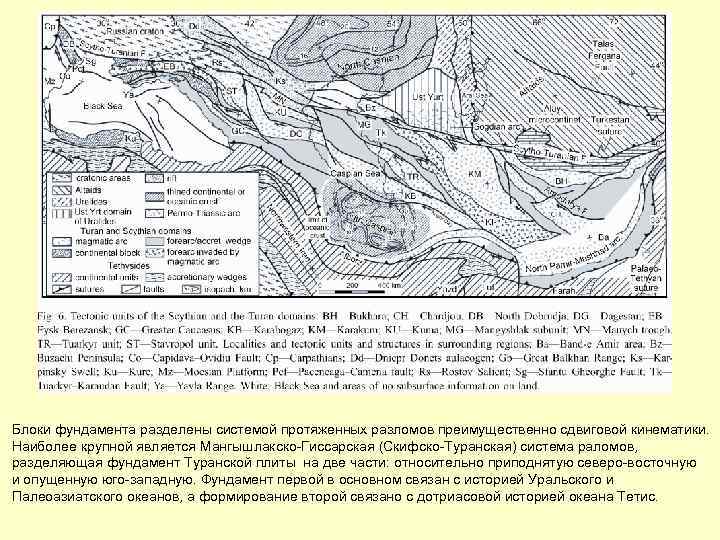 Тектоническая карта центральной части западно сибирской плиты