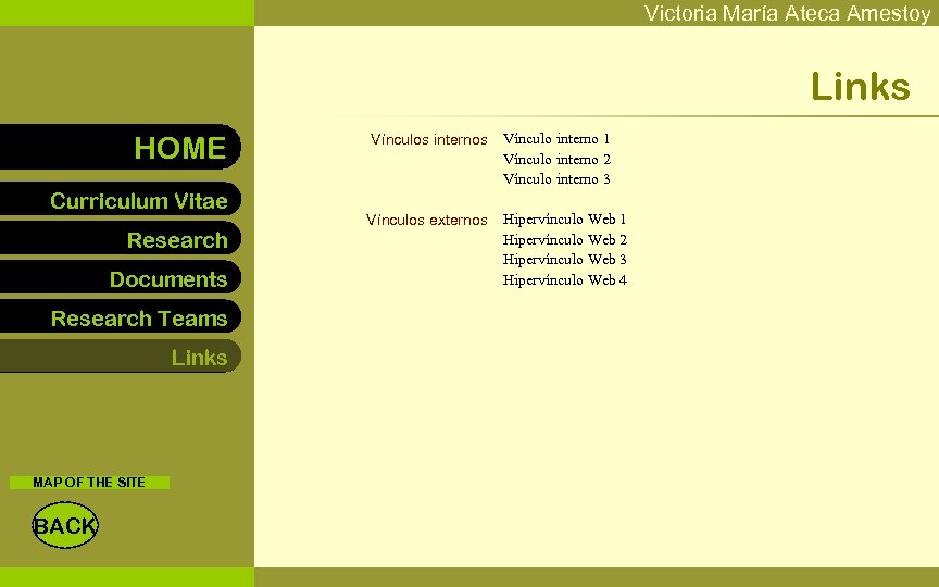 Victoria María Ateca Amestoy Links HOME Curriculum Vitae Research Documents Research Teams Links MAP