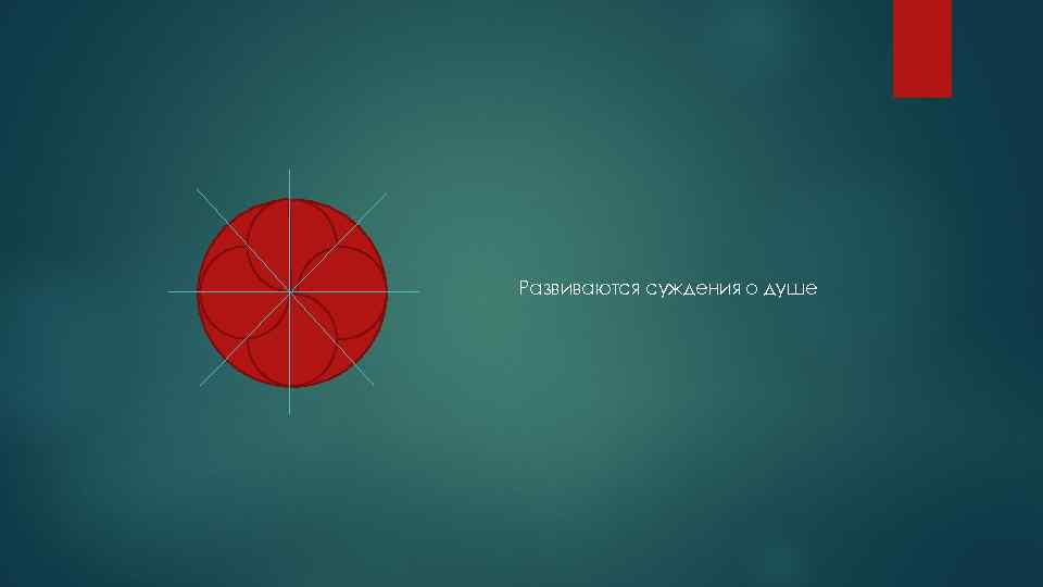 Развиваются суждения о душе 