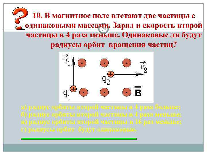 Частица влетает в электрическое поле