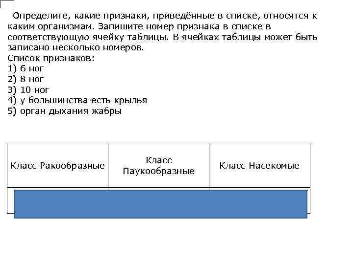 Рассмотрите изображение и заполните пустые ячейки в таблице