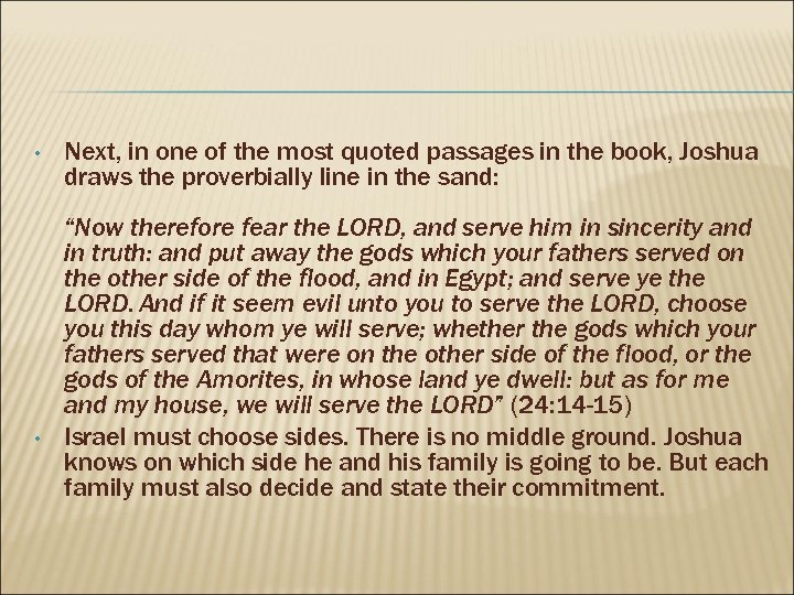  • • Next, in one of the most quoted passages in the book,