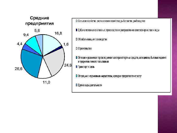 Средние предприятия 