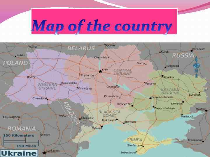 Map of the country 