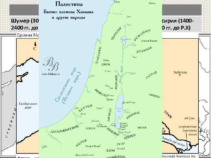 Государства Месопотамии Древняя Месопотамия Шумер (3000 - Аккад (2400 -2000 Вавилония (20002400 гг. до