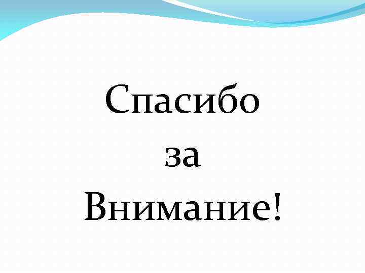 Спасибо за Внимание! 