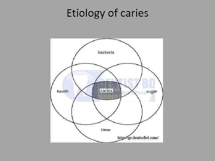 Etiology of caries 