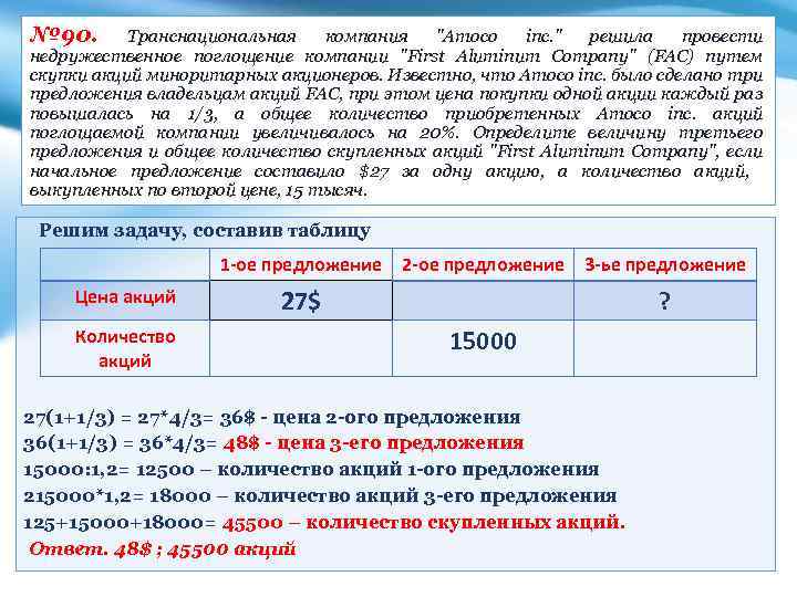 № 90. Транснациональная компания 