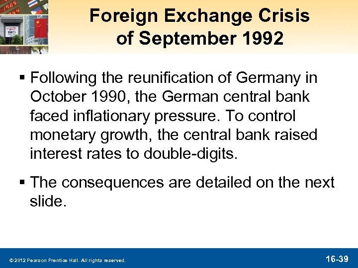 Foreign Exchange Crisis of September 1992 § Following the reunification of Germany in October