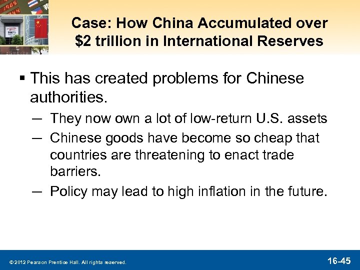 Case: How China Accumulated over $2 trillion in International Reserves § This has created