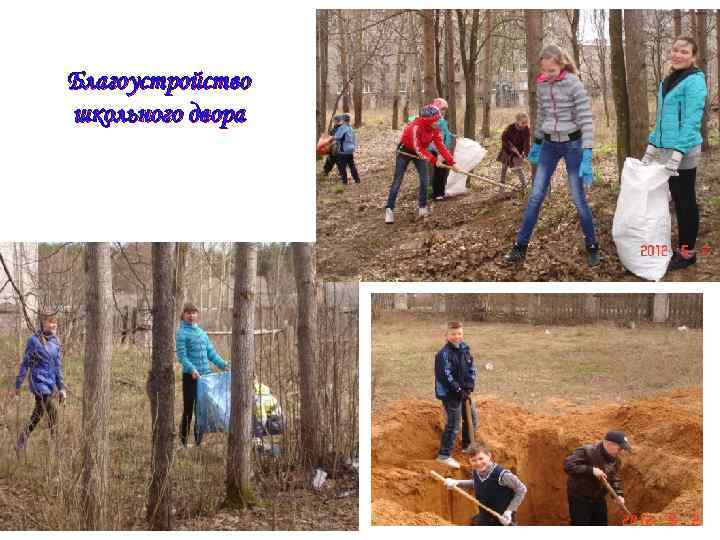 Благоустройство школьного двора 