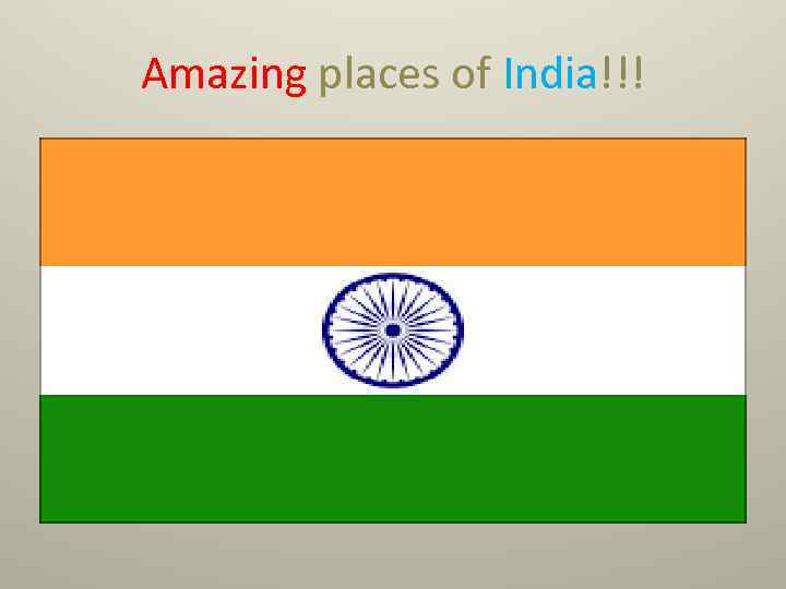 Amazing places of India!!! 